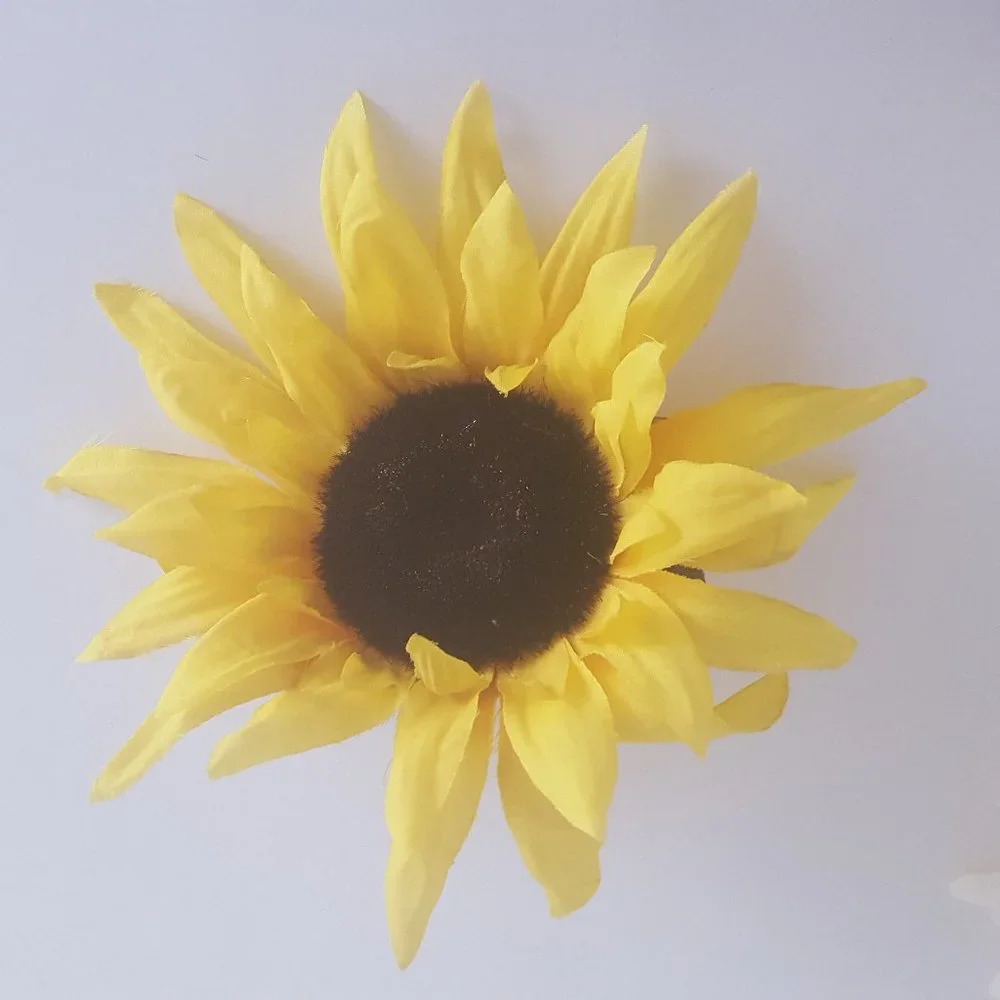 Flower Sunflower Barrette Large